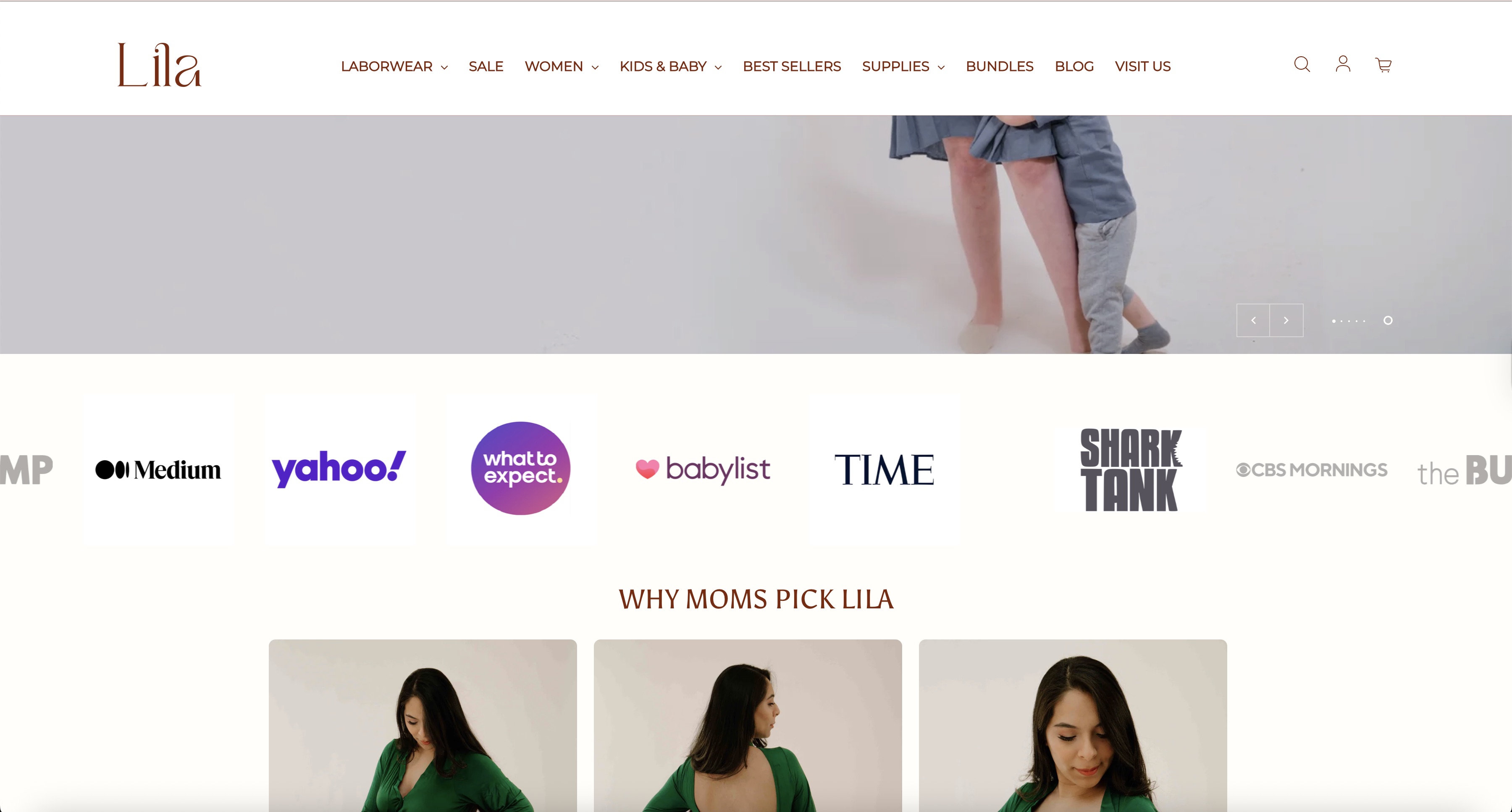 Lila Maternity screenshot